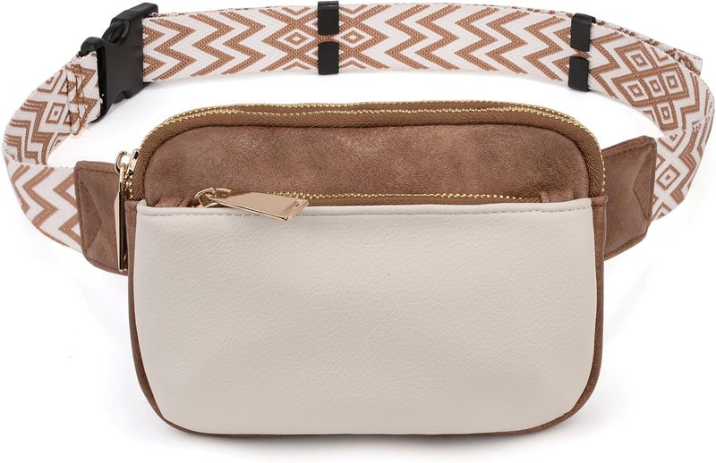 UTO Fanny Pack for Women Crossbody Trendy Fashion Belt Purse Chest Waist Hip Bumbag for Outdoor Shopping Travel Hiking - Image 4